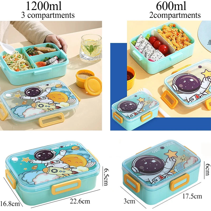 Boîte à repas avec compartiments pour enfants